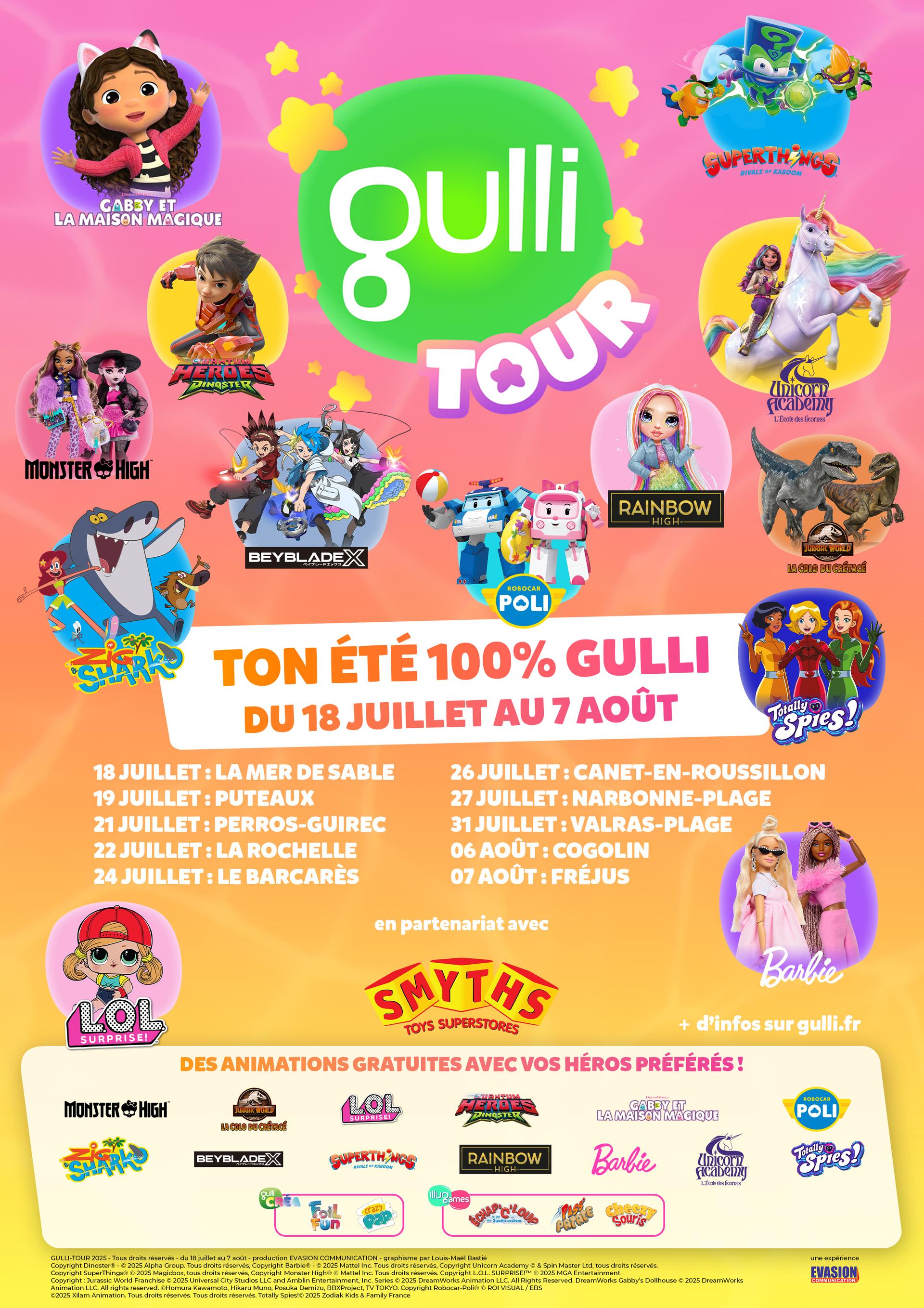 GULLI TOUR EST DE RETOUR SUR LES PLAGES DE FRANCE !