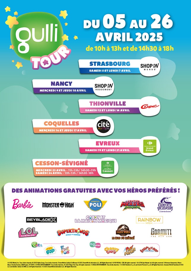 GULLI TOUR PRINTEMPS 2025