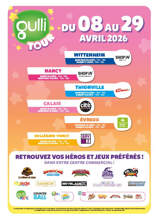GULLI TOUR DE PRINTEMPS EST DE RETOUR : UN RENDEZ-VOUS FAMILIAL INCONTOURNABLE !