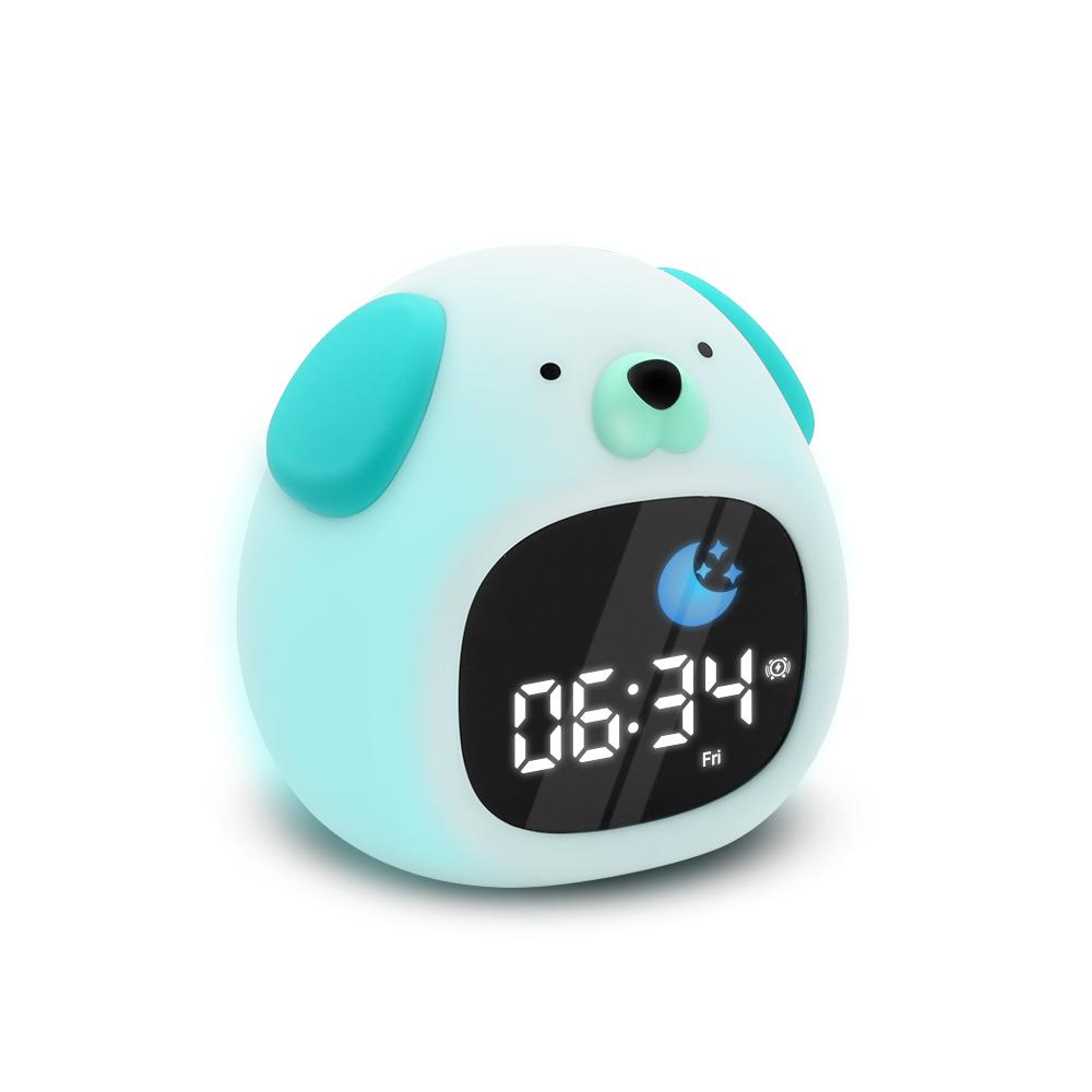 Réveil éducatif et veilleuse Loky