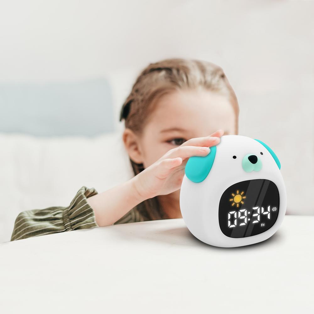 Réveil éducatif et veilleuse Loky